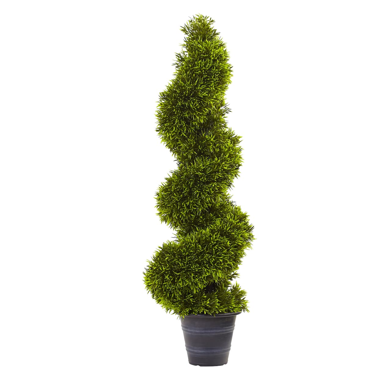 3ft. Grass Spiral Topiary in Deco Planter
